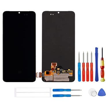 Imagem de swark Nova tela óptica AMOLED compatível com OnePlus 7 16.3 cm Black LCD Display Touch Screen + ferramentas