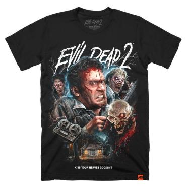 Imagem de Camiseta ROCKINSTONE Evil Dead 2 The Cabin Crew Halloween 2025