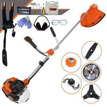Imagem de Podador de Grama Profissional À Gasolina Terra GR520XP 52cc 2,5HP 6.50