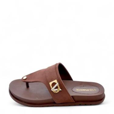 Imagem de Tamanco Feminino Via Marte  REF: 174-021-01 CAMURCA ULTRA, Dark brown,