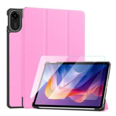 Imagem de Capa Magnética Couro Para Xiaomi Redmi Pad 2 2025 + Película - Star Ca