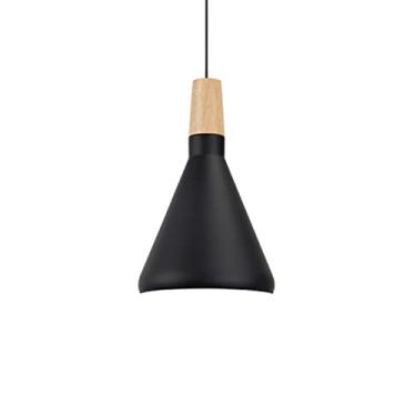 Imagem de CHENKUI Luminária pendente de bar vintage abajur industrial elegante luminária de teto de atmosfera de metal, base E26/E27 luminária suspensa de teto ajustável rústica para ilha de cozinha