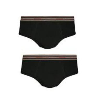 Imagem de Kit 2 Cuecas Lupo Slip Algodão 524 casapaula, Preto, M