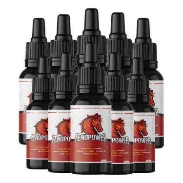 Imagem de 10 Frascos Vitamina B6, Arginina, Zinco, Vigor Masculino 30 ml - FenoG