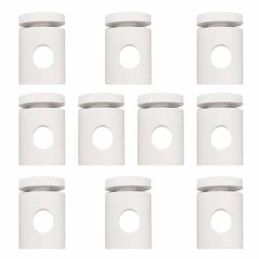 Imagem de Kit-10 Desviador de Cabo Para Lustres e Pendentes e Luminária MD-6005/10 Branco