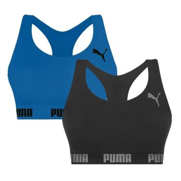 Imagem de Kit 2 Tops Puma Nadador Sem Costura Feminino