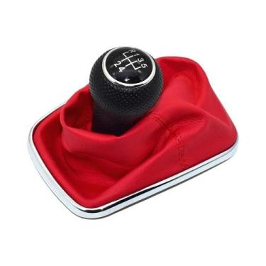 Imagem de Manopla De Câmbio Com Quadro Preto Para VW Golf IV MK4 GTI R32 Bora Je