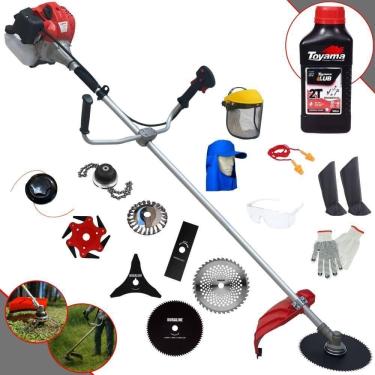 Imagem de Roçadeira Anmax Cg520p 52cc 2,2hp 8 Em 1 + Epi + Óleo Toyama