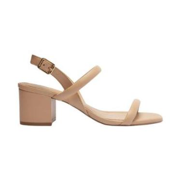 Imagem de Sandália Salto Baixo Bloco Básica Lançamento Arezzo-Feminino