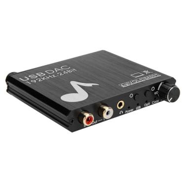 Imagem de SUNGOOYUE Conversor DAC de Digital para Conversor Analógico Com Botão de Configuração de Interface e Volume para Entretenimento Doméstico