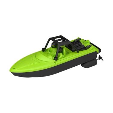 Imagem de Super Lancha de Controle Remoto - Brinquedo Aquático - Velocidade e Diversão Garantida - Cores Verde/Roxo e Laranja/Cinza - Ideal para piscinas e lagos (VERDE SPORT)