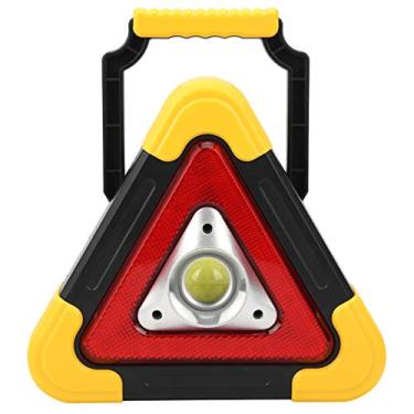Imagem de AUNMAS Lâmpada Triangular de Aviso de Emergência, Luz de Trabalho LED Portátil Com 5 Níveis de Escurecimento, Sinal de Avaria Multifuncional para Assistência na Estrada e Atividades Ao Ar Livre