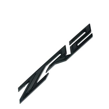 Imagem de 1 peça de emblema ZR2 emblema 3D letra traseira placa de identificação de substituição para 2019-2025 Colorado (preto brilhante)