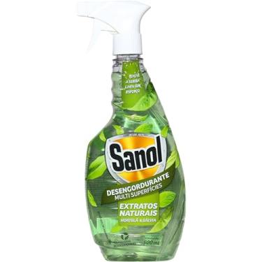 Imagem de Desengordurante Extratos Naturais Hortelã & Sálvia, Sanol, 500 ml, Verde