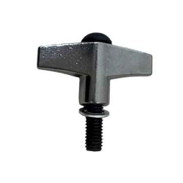 Imagem de oshhni Porcas borboleta M6 para suporte de prato de bateria, acessórios para instrumentos de percussão, ferramenta de reparo com botão ajustável, Curto