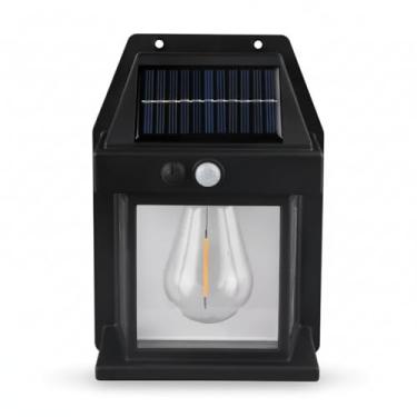 Imagem de Luminária Solar Externa Luz LED com Sensor de Presença Automático, 55W, Parede, ABS, Branco 6000K, 102x53x130mm, para Jardim e Quintal