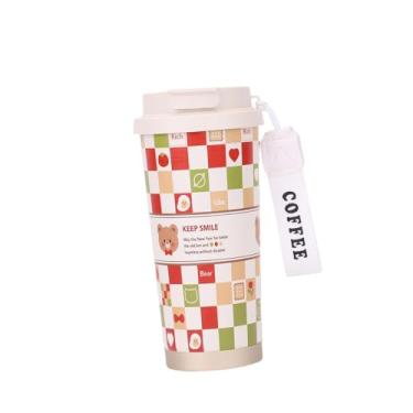 Imagem de Ｂｅｓｇａ Caneca Térmica de Natal para Viagem, em aço Inoxidável, 520ml, Fácil de Limpar, com Desenho Animado, Ideal para Viagens, Camping, Atividades ao Ar