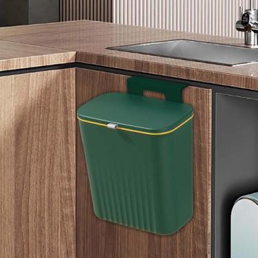 Imagem de Lixeira de Pendurar no Armário com Tampa Articulada 9L - bmax