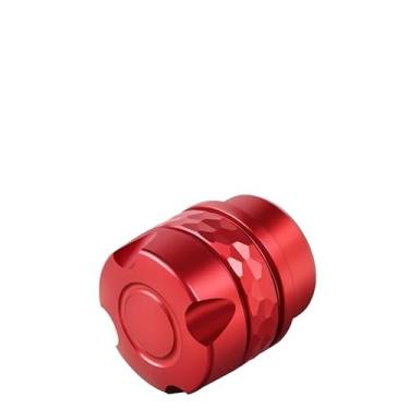 Imagem de GTIANHE-TAN Botão giratório de metal para substituição compatível com Corvette C8 Stingray Coupe Z51 conversível/HTC 2020-2025, para Z06 E-Ray 2023-2025 (estilo B vermelho)