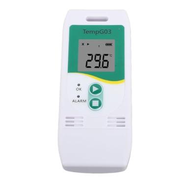 Imagem de Luocute Registrador de Umidade e Temperatura, Gravador de Dados de Alta Precisão Com Relatório CSV PDF USB 32000 Pontos, para Uso Comercial Industrial de Laboratório