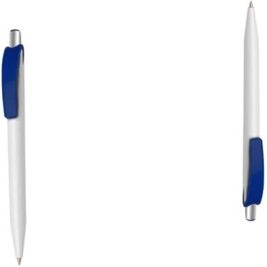 Imagem de Caneta Esferográfica Retrátil, Escrita Azul, Refil Tipo Parker, Plástico, (Kit 2 Azul)