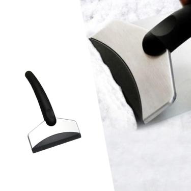 Imagem de Alieemo Raspadores de gelo para para-brisa de carro, raspador de neve sem arranhões com alça ergonômica, acessórios de raspador de gelo de janela de carro de inverno adequados para carros, caminhões