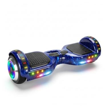 Imagem de ANJ.GG Hoverboard Infantil Skate Elétrico 6.5", LED Bluetooth, Bateria de Grande Capacidade, 15 km/h, Uso Interior/Exterior, 32 kg, com Adaptador e Manual, 65x25x29 cm