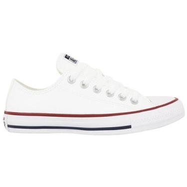 Imagem de Tênis all star couro ct0450 - Converse, Branco verm marinho, 39