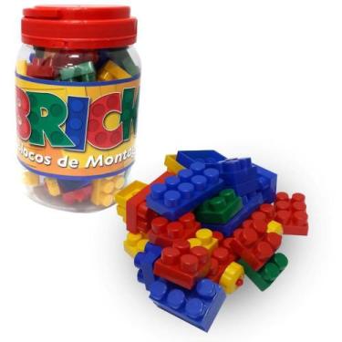 Imagem de Brinquedo para Montar BRICKS Blocos Montagem 56 Peças