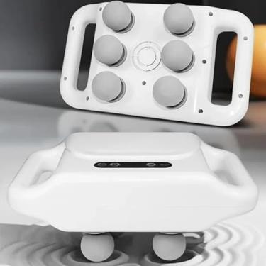 Imagem de Massageador com 6 Cabeças - Pistola de Massagem Elétrica corporal