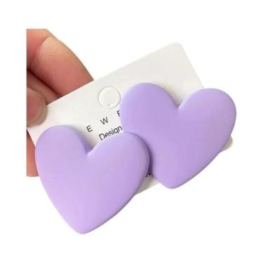 Imagem de Brincos Pendentes Geométricos Vintage Em Acrílico Vermelho, Branco, Pr