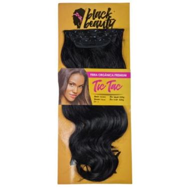 Imagem de Aplique Tic Tac Orgânico Ondas Tamanho 75Cm - Black Beauty, 1