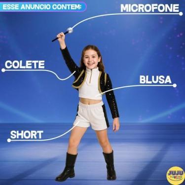 Imagem de Fantasia Kpop Infantil Guerreiras Festa - Juju Magazine, G, Branco