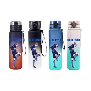 Imagem de Copo De Água Blue Lock Anime 650ML, Garrafa Esportiva Com Tampa Flip-t