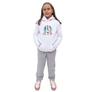 Imagem de Conjunto Moletom Infantil Estampa de Unicornio Menina-Feminino