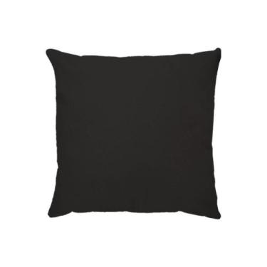 Imagem de Capa para Almofada 43x43cm Linho Lisa Cinza Grafite Dud Almofadas - Ar