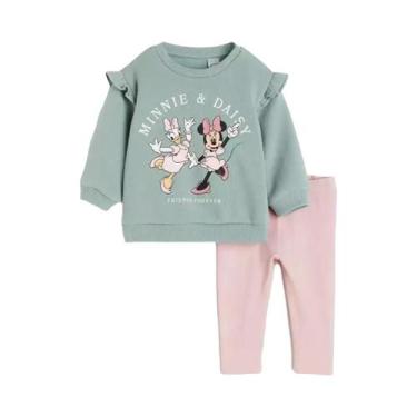 Imagem de Conjunto De Calças E Moletom De Manga Comprida Minnie Para Meninas, Ro