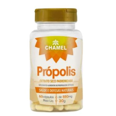 Imagem de Própolis 60 cápsulas  Chamel  (Extrato seco padronizado)