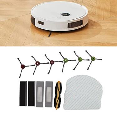 Imagem de Kit de acessórios de substituição, escova principal, escova lateral, telas de filtro, almofadas de esfregão, para aspirador de robô Vac 2pro