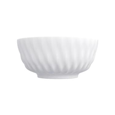 Imagem de Tigela Saladeira Plissan Branca 02 Litros Germer Porcelanas