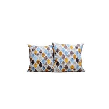 Imagem de Capas Almofadas 45 x 45 Tecido Algodão Estampa Geométrica -Nallu Decor