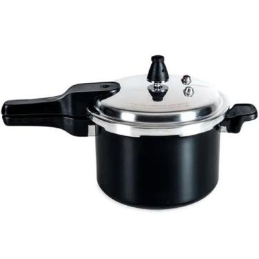 Imagem de Panela de Pressão Brinox 5,4 L Antiaderente Pro-Ceramic Fundo de Induç