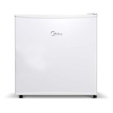 Imagem de Frigobar Midea 45L Inverter Branco e Preto Prata Porta Reversível Bivolt