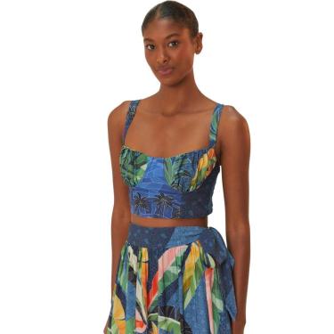 Imagem de Top Farm Rio de Mosaico Feminina-Feminino