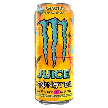 Imagem de Bebida Energética Juice Khaotic Tropical Orange Monster 473ml