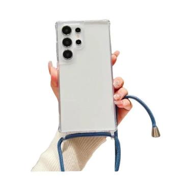 Imagem de Capa Transparente Com Cordão Para Samsung Galaxy S24 Ultra S23 S22 plu