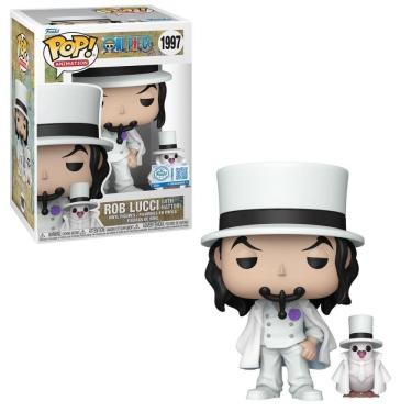 Imagem de Boneco Funko Pop! One Piece Rob Lucci Com Hattori Com Chase