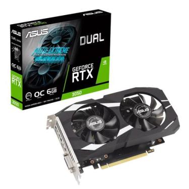 Imagem de Gpu Asus Rtx 3050 6gb Oc Dual Gddr6 96 Bits 90yv0k60-m0na00