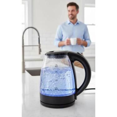 Imagem de Chaleira Vidro 1,8L Preta 1000W Essencial 360 - Congratulations Store,