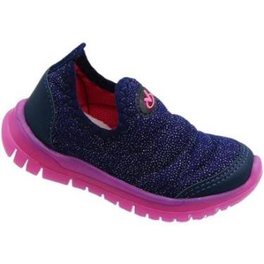 Imagem de Tênis Infantil Baby Via Vip Sem Cadarço Feminino-Feminino
